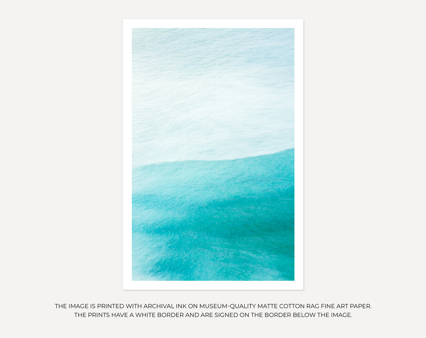 Abstract teal wall art by Cattie Coyle Photography: Magoito No 2