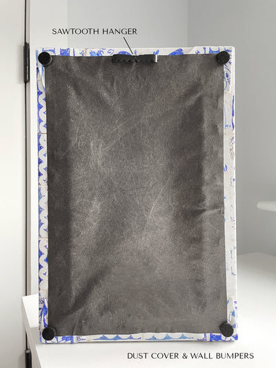 Custom canvas print - Back with dust cover and sawtooth hanger | Cattie Coyle Photography