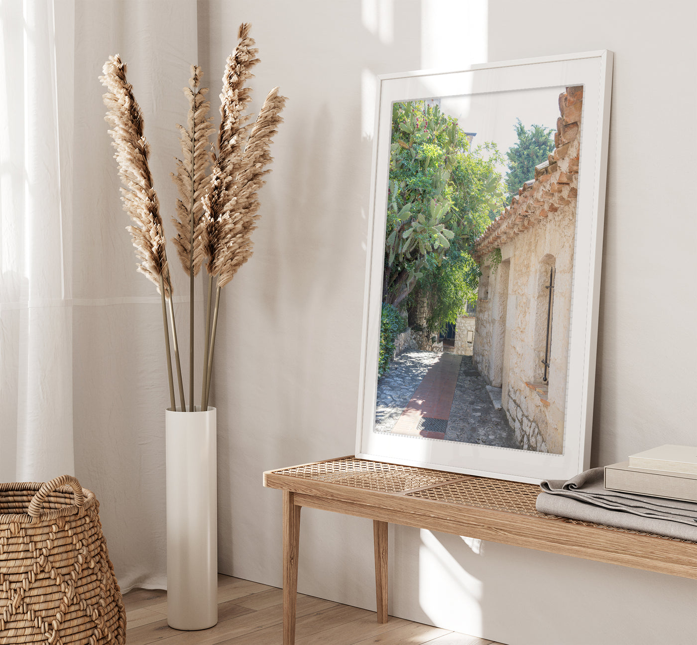 Eze Village art print by Cattie Coyle Photography in entryway