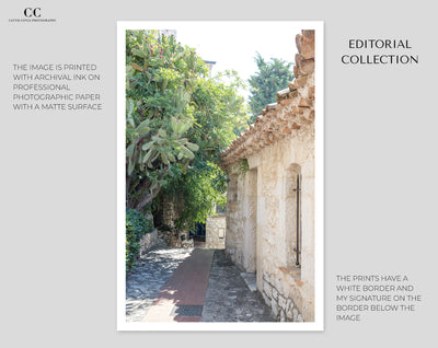 Eze Village art prints by Cattie Coyle Photography