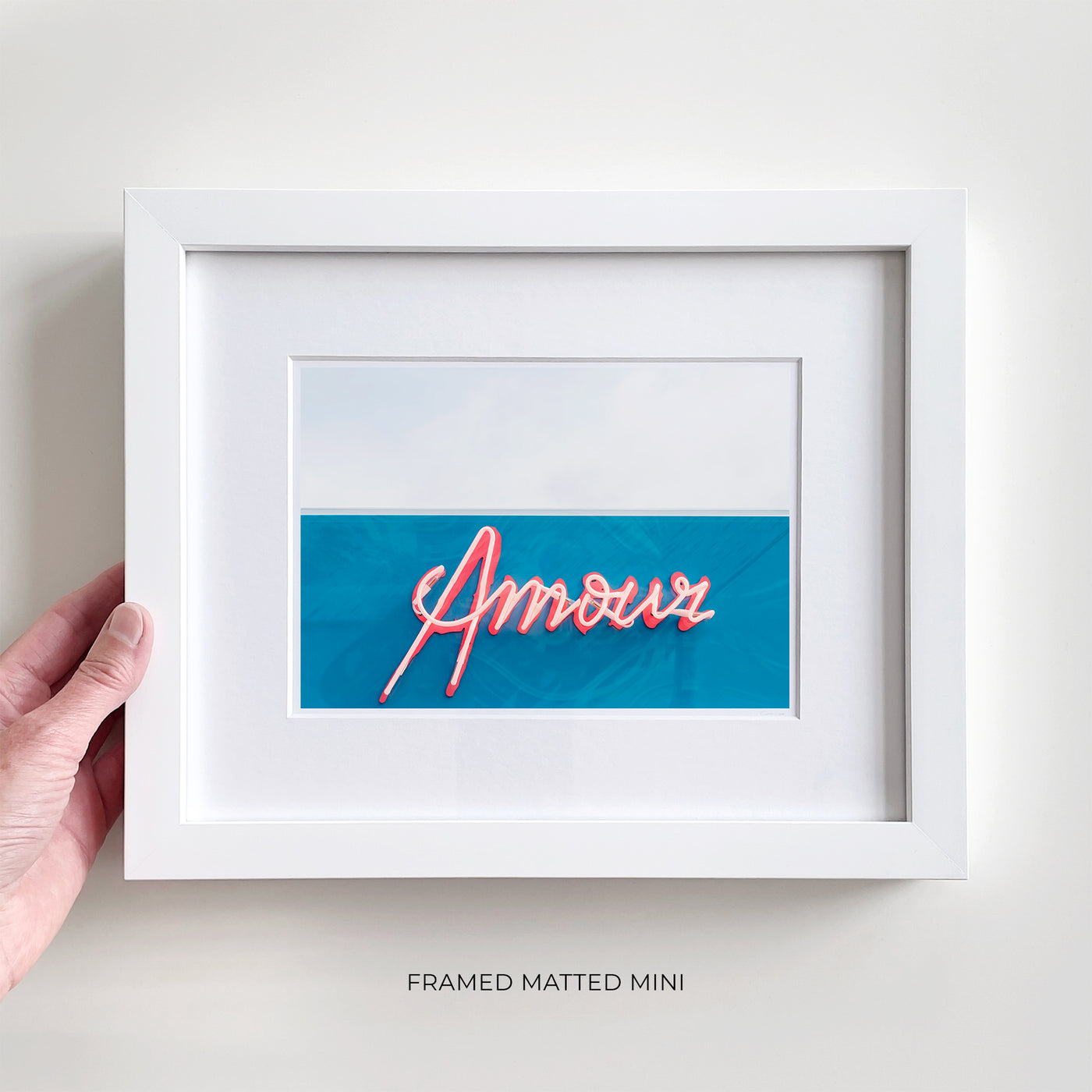 Framed amour prints by Cattie Coyle Photography