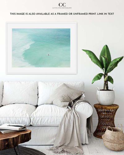 Magoito – Seafoam green ocean fine art print by Cattie Coyle Photography