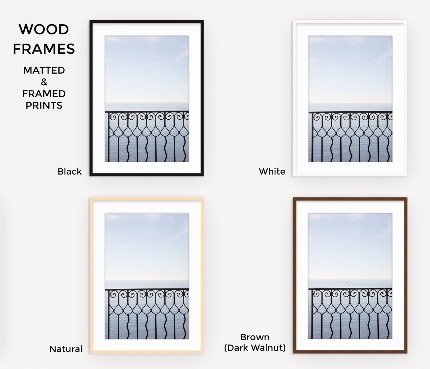 Quiet Morning - Framed coastal calm wall art by Cattie Coyle Photography