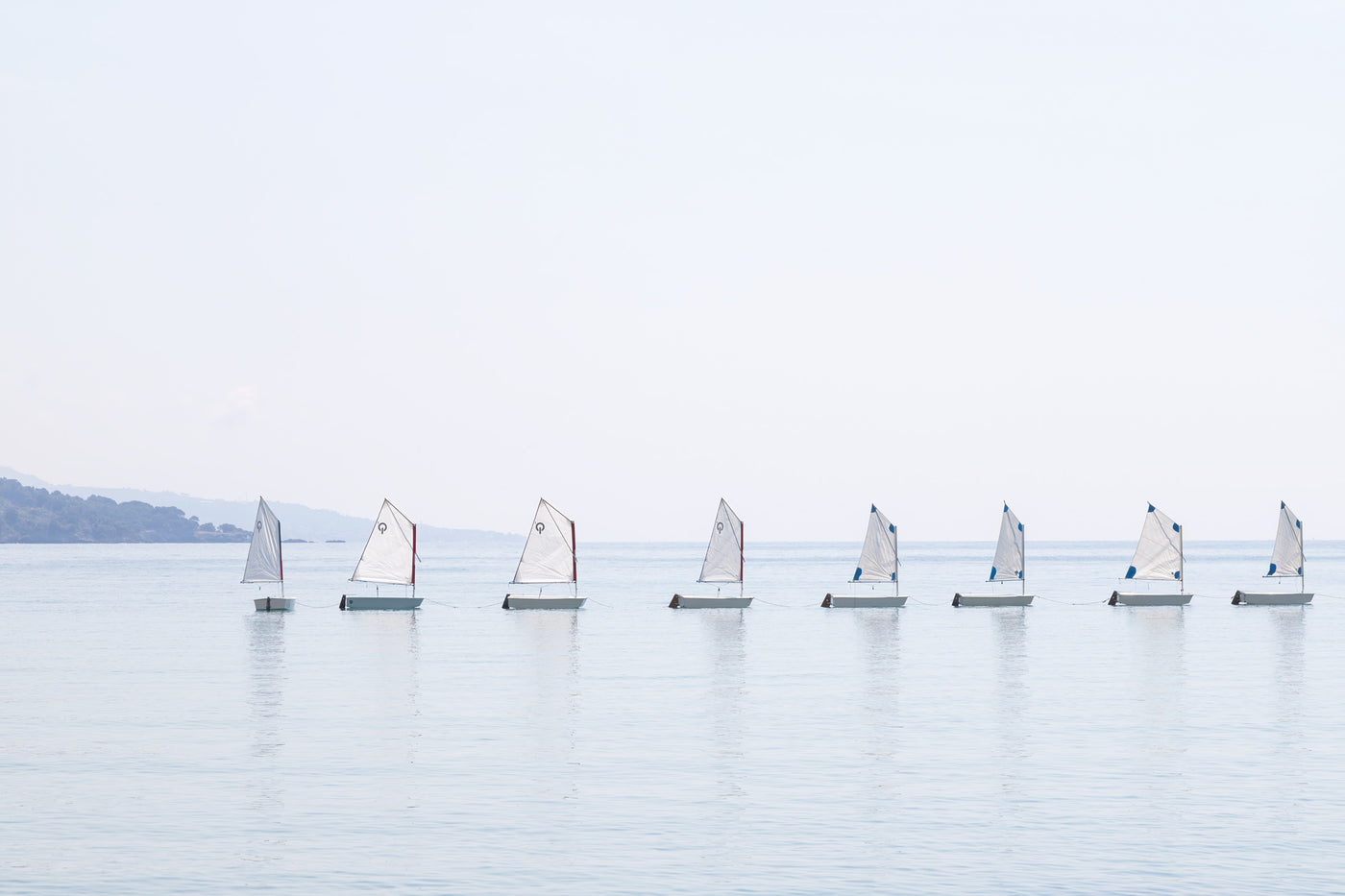 Sail boat art print by Cattie Coyle Photography