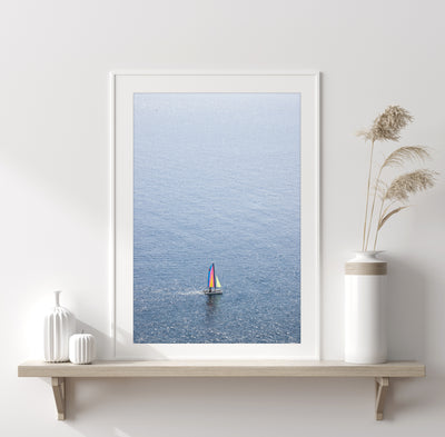 Sailing art print by Cattie Coyle Photography