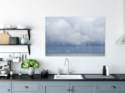 Summer Storm No 2 - Custom metal print by Cattie Coyle Photography in kitchen